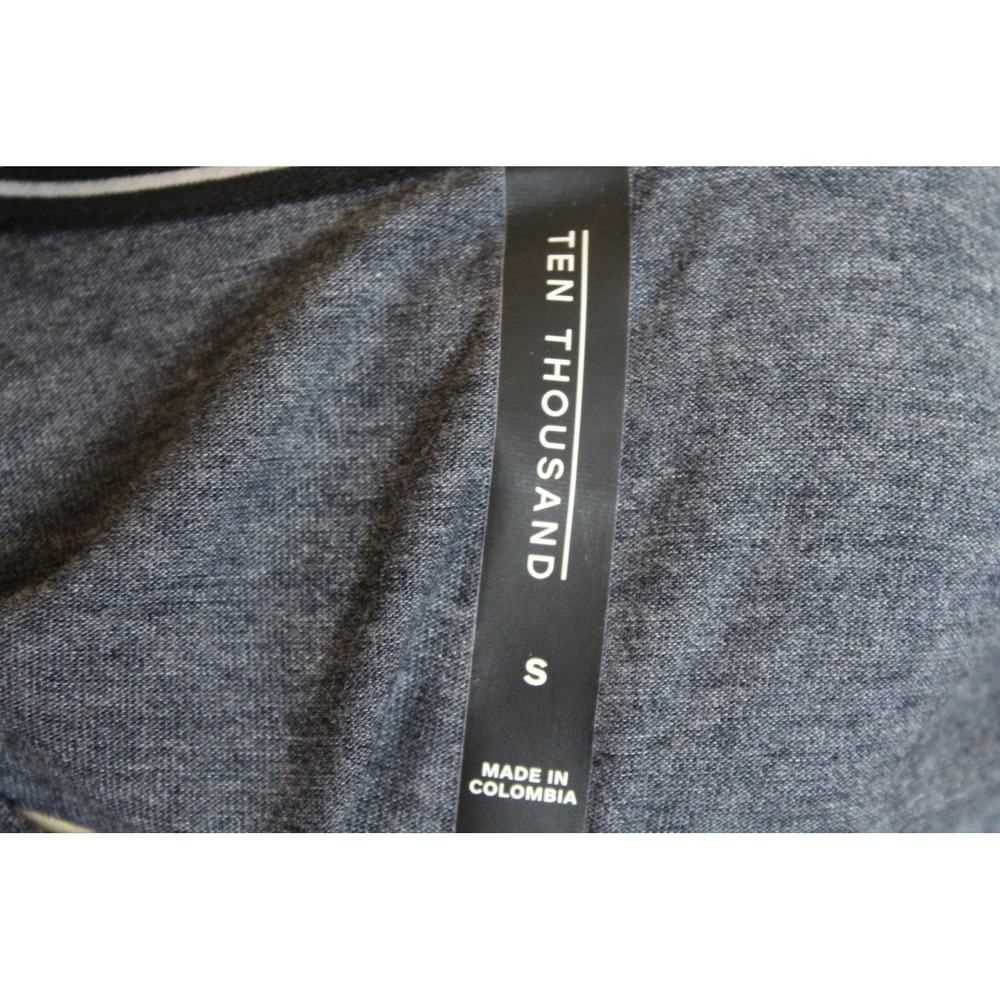 TEN THOUSAND Mens The Durable Shirt Charcoal Gray Jersey Size S‎ - Picture 4 of 4